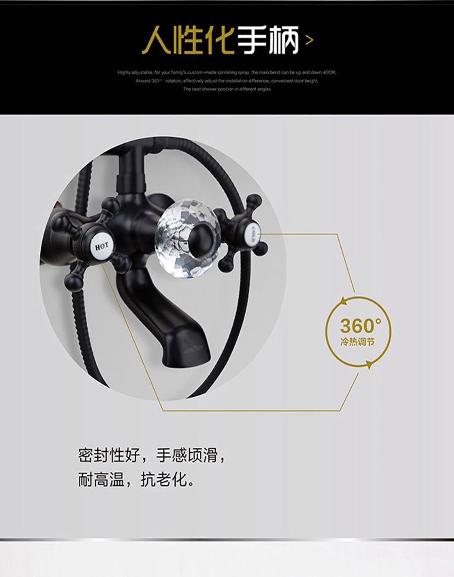 GOHGOH花灑，掛墻式增壓花灑